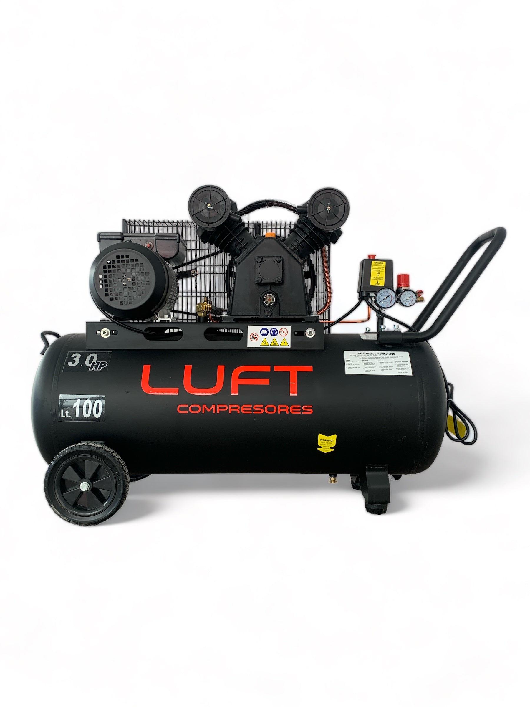 Compresor de Aire 100LT 3HP 8Bar LUFT