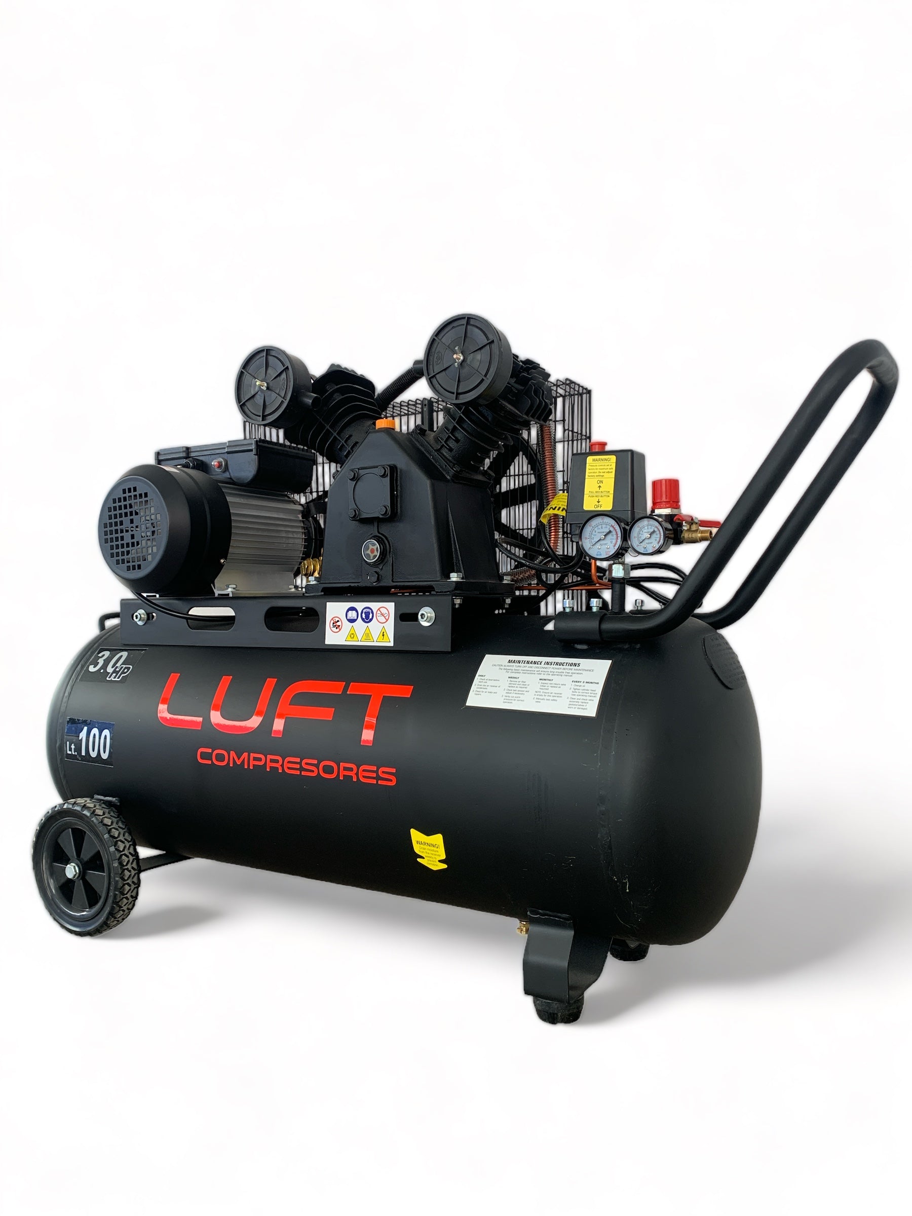 Compresor de Aire 100LT 3HP 8Bar LUFT